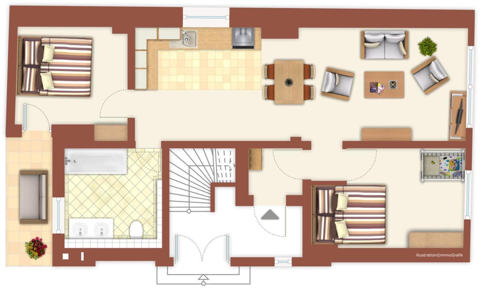 Kapitaenshaus Froehlich/tom Apartment *